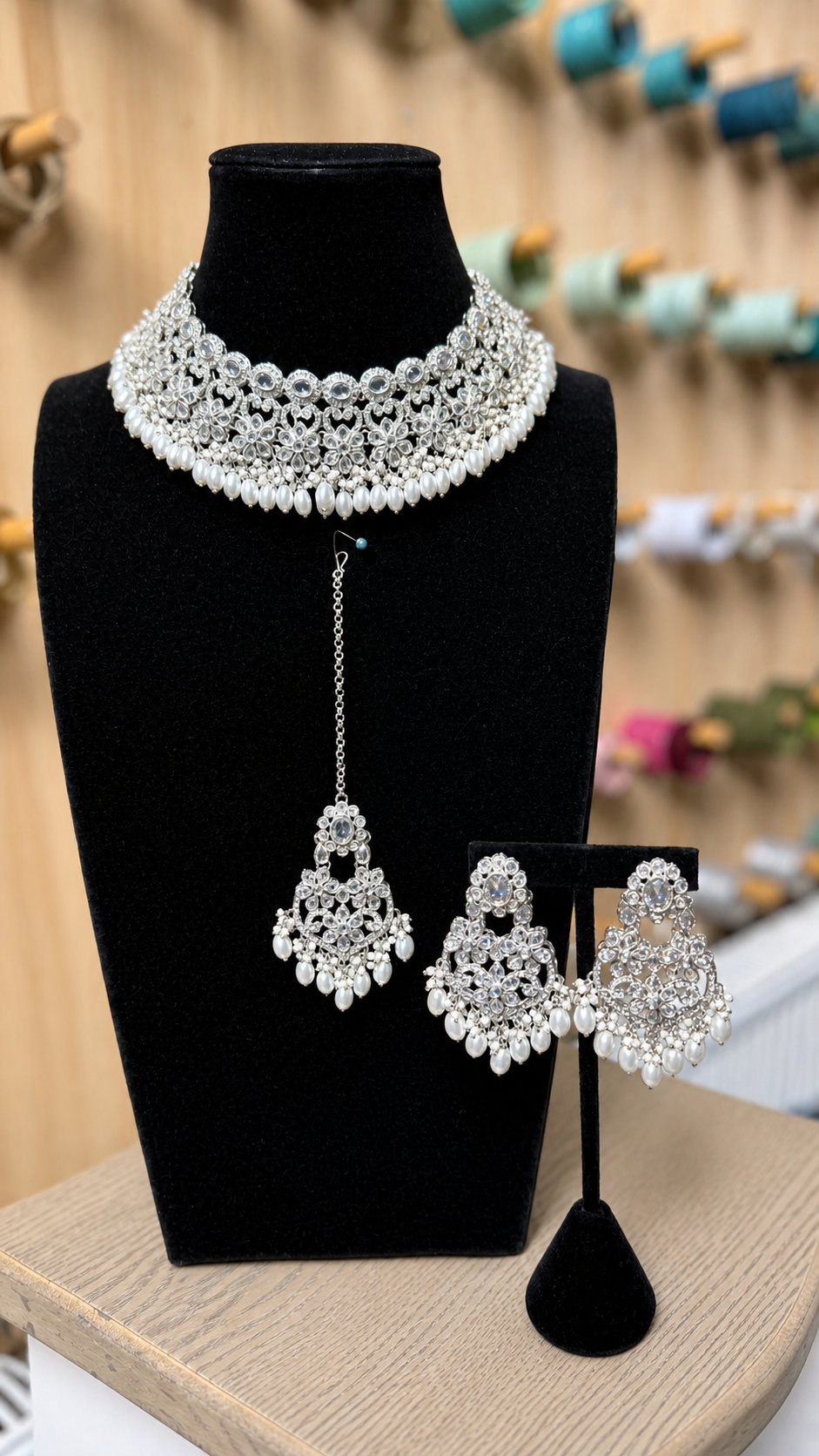 Crystal Glam Bridal Sieradenset – Luxe Party Wear Jewelry