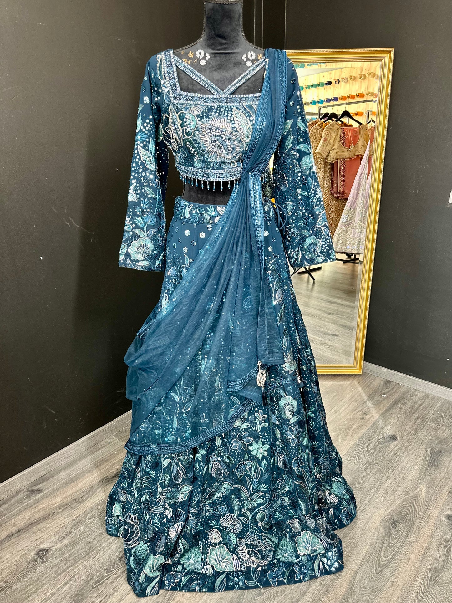 Chandi lehenga