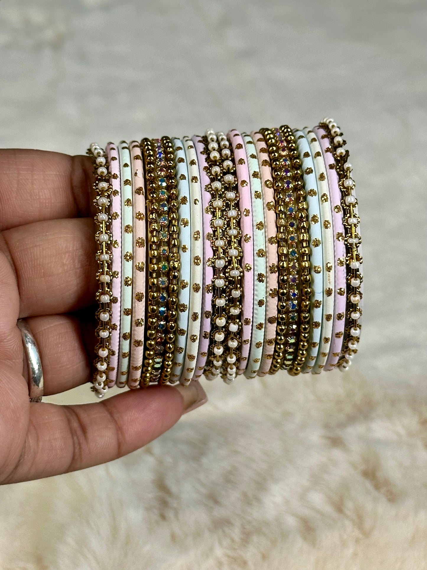 Pastel Love kids bangle set