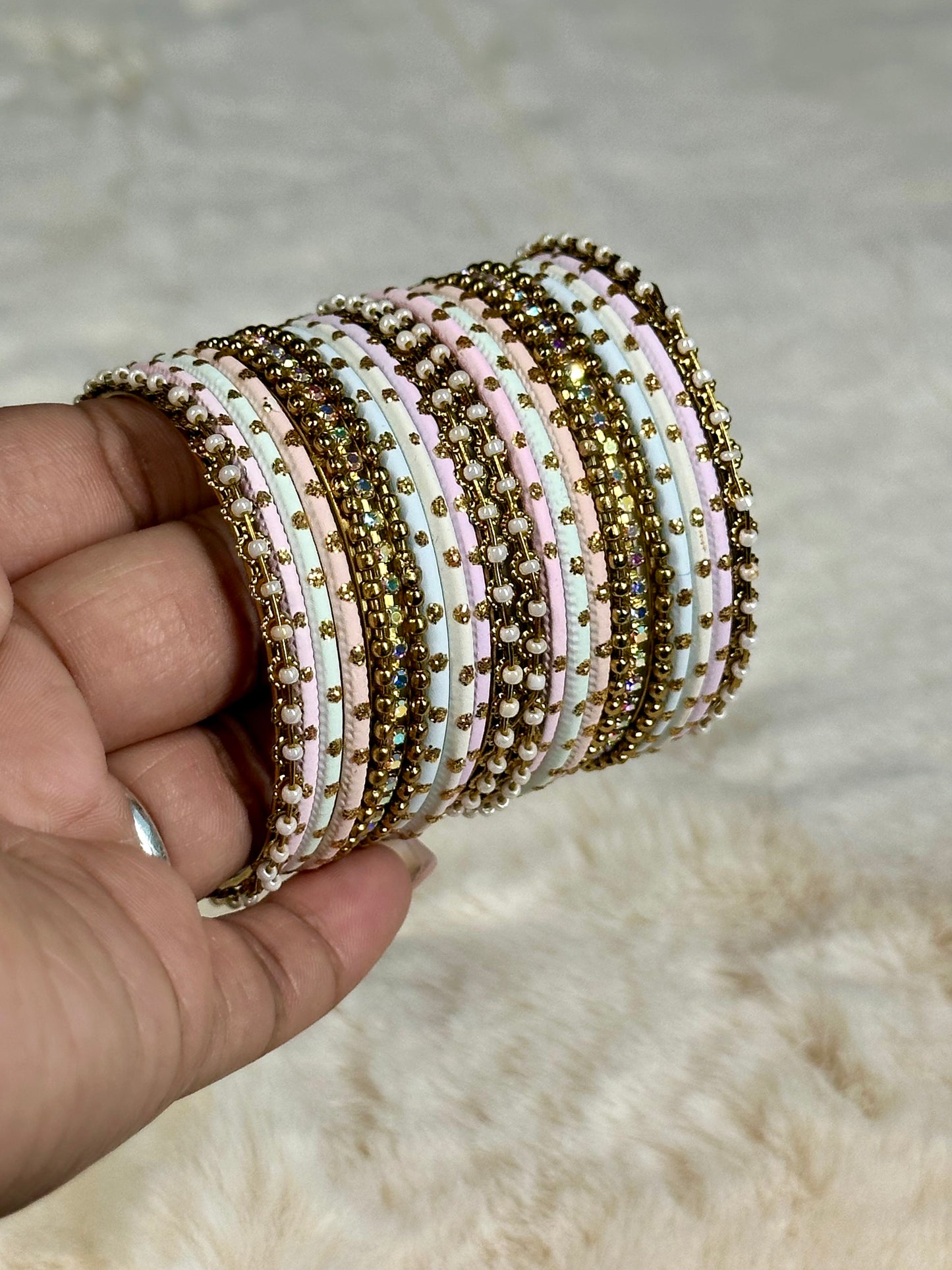Pastel Love kids bangle set