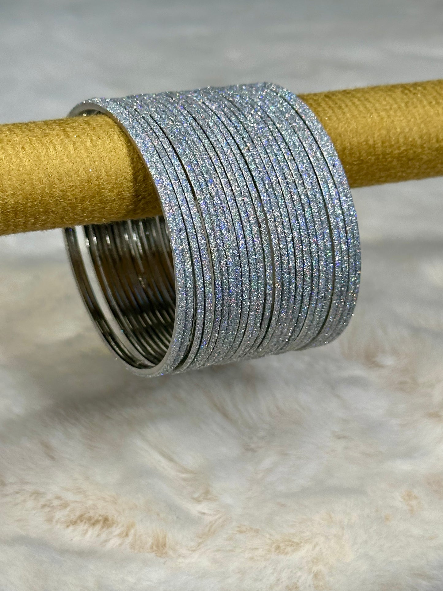 Glam Girl kids glitter bangles