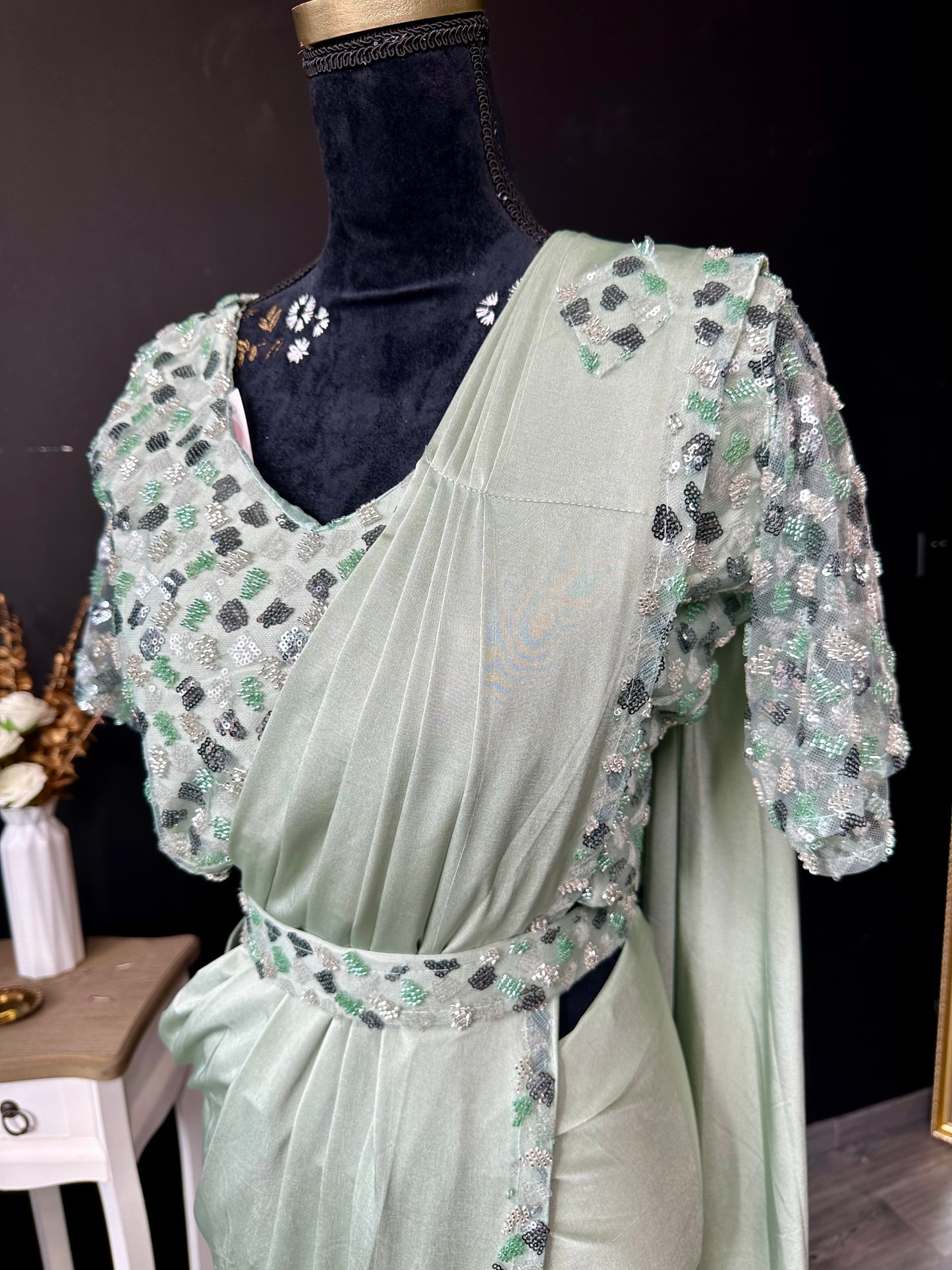 Glamtastic drape saree