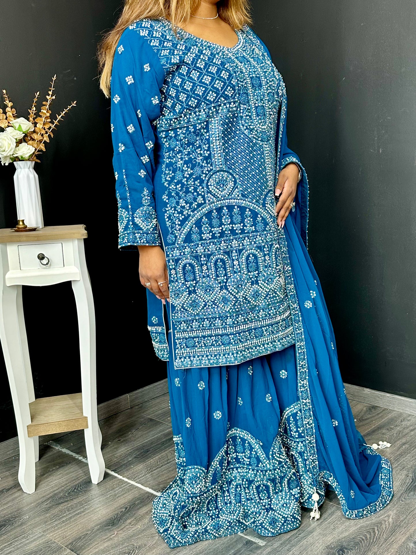 Glam Gharara curvy girl