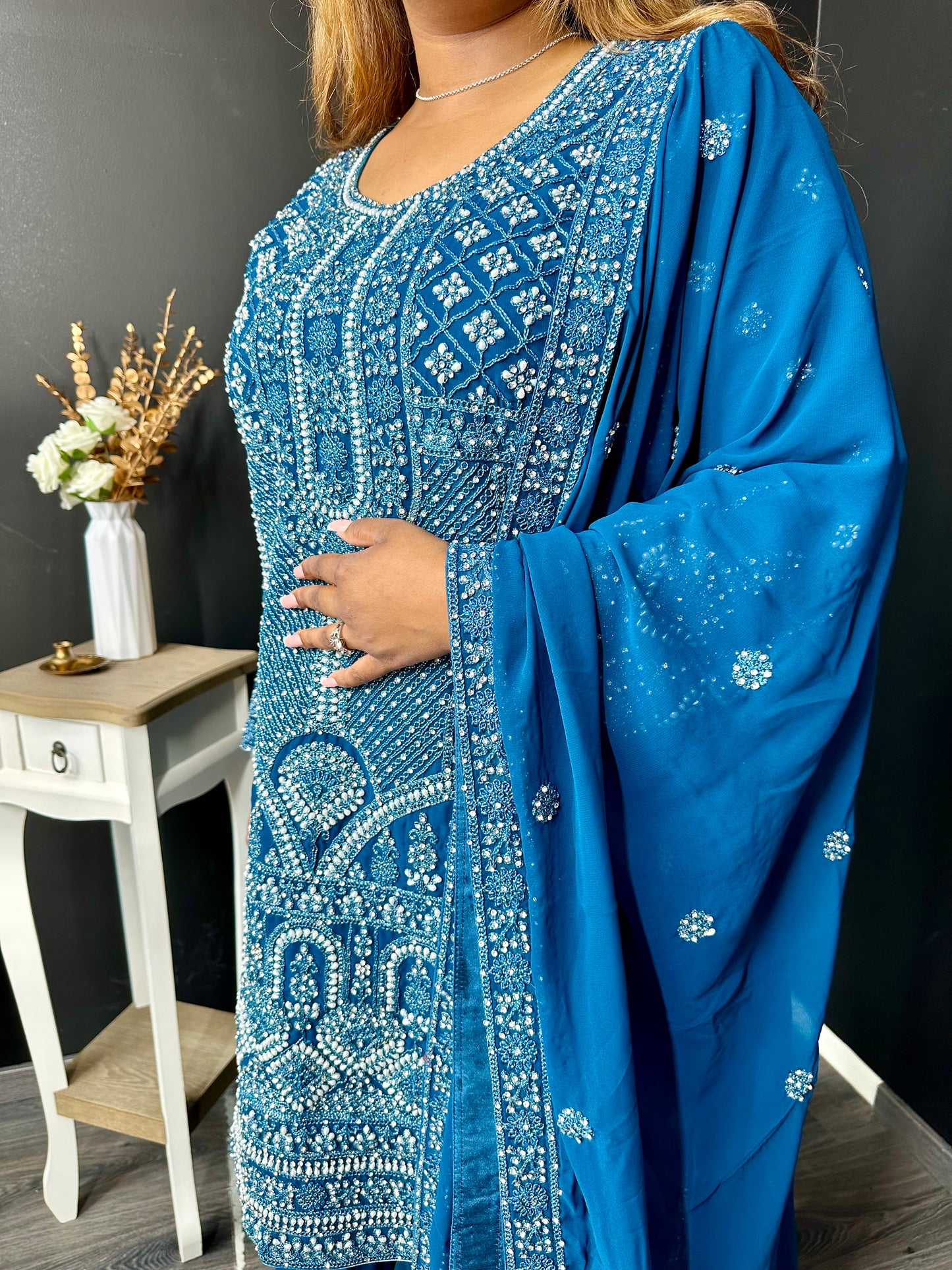Glam Gharara curvy girl