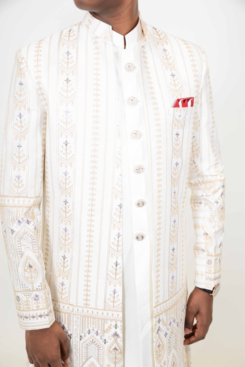 Zayn witte sherwani