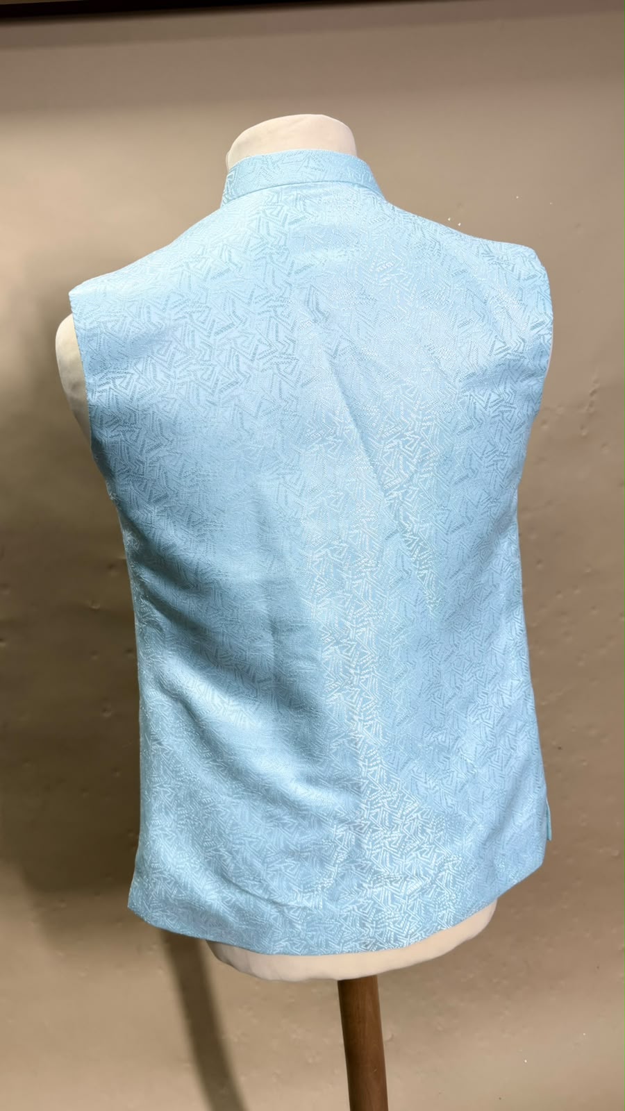 Sky – Lichtblauw Indiaas Gilet Heren | Nehru Jacket