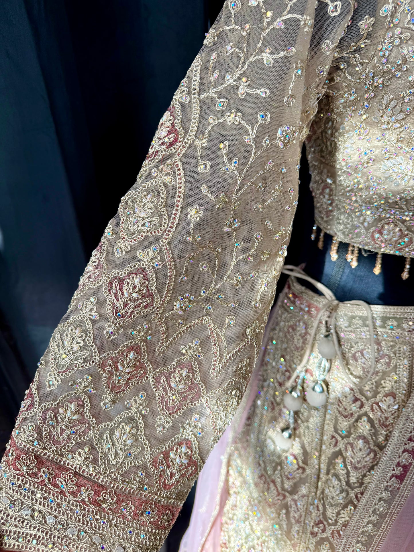 Champagne Gold Lehenga