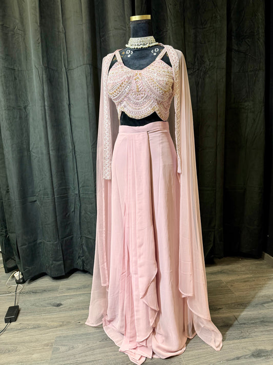 Draped lehenga - Indiase feestjurk