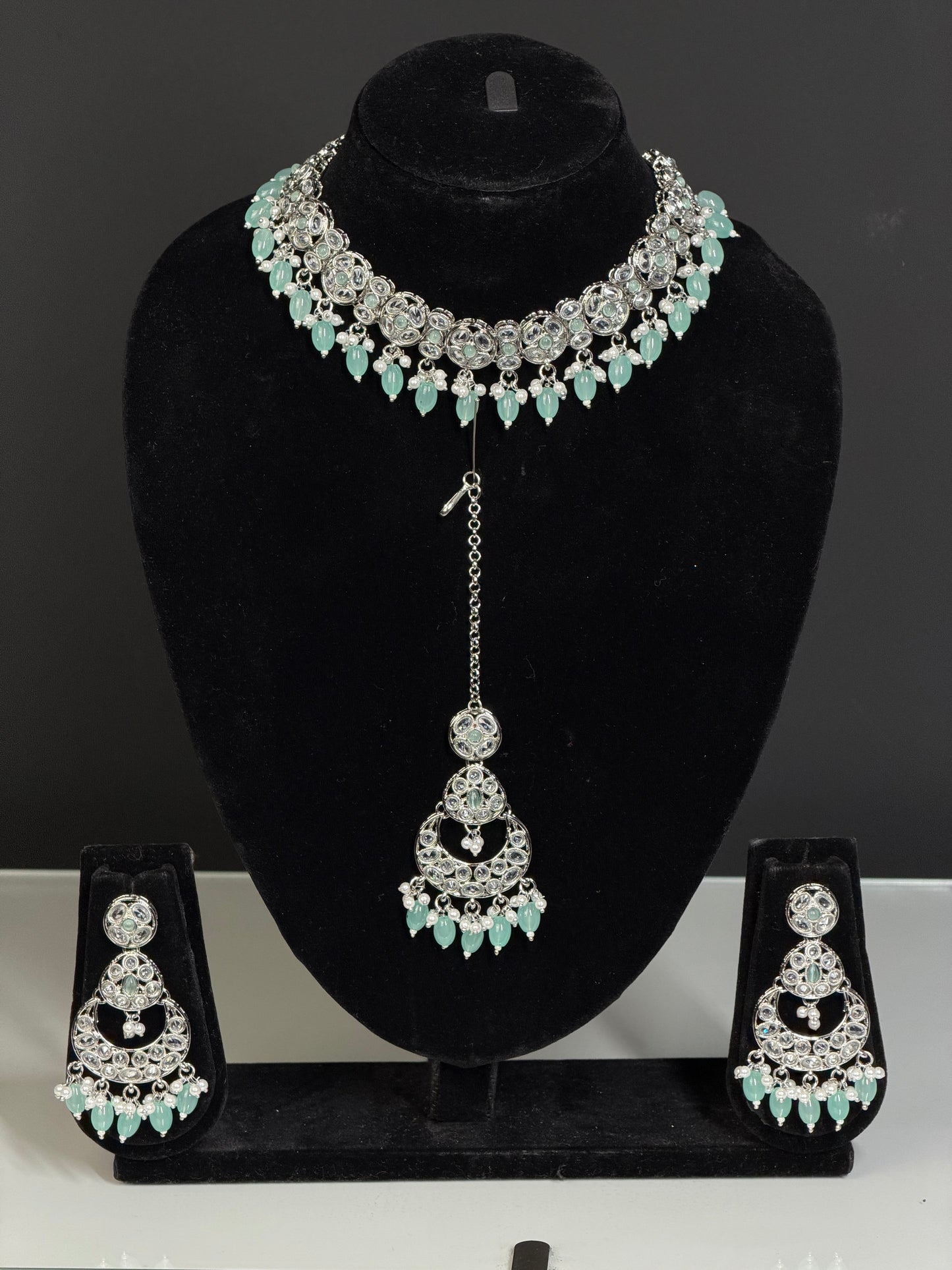 Choker Ketting Set met Statement Details