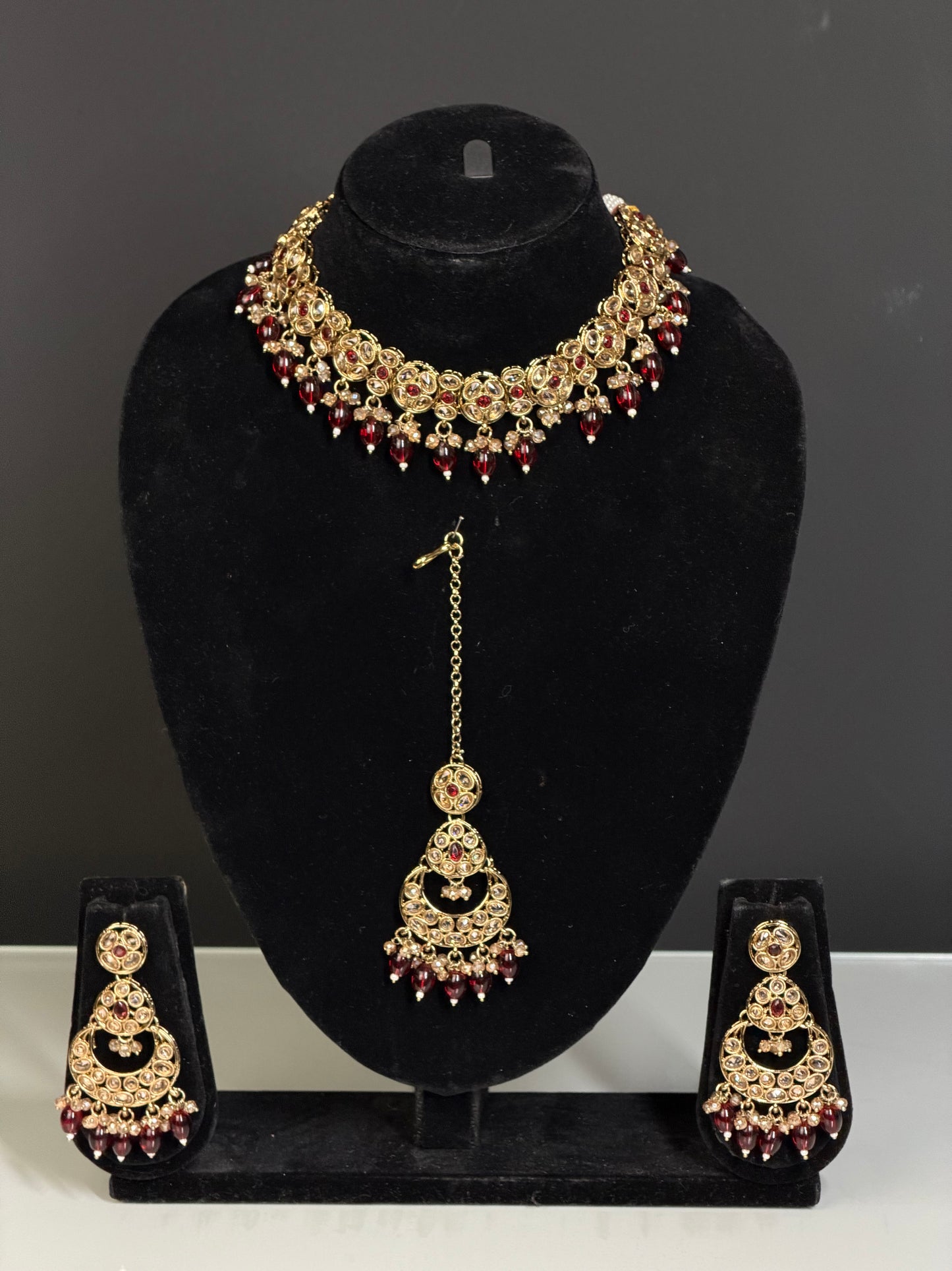 Choker Ketting Set met Statement Details