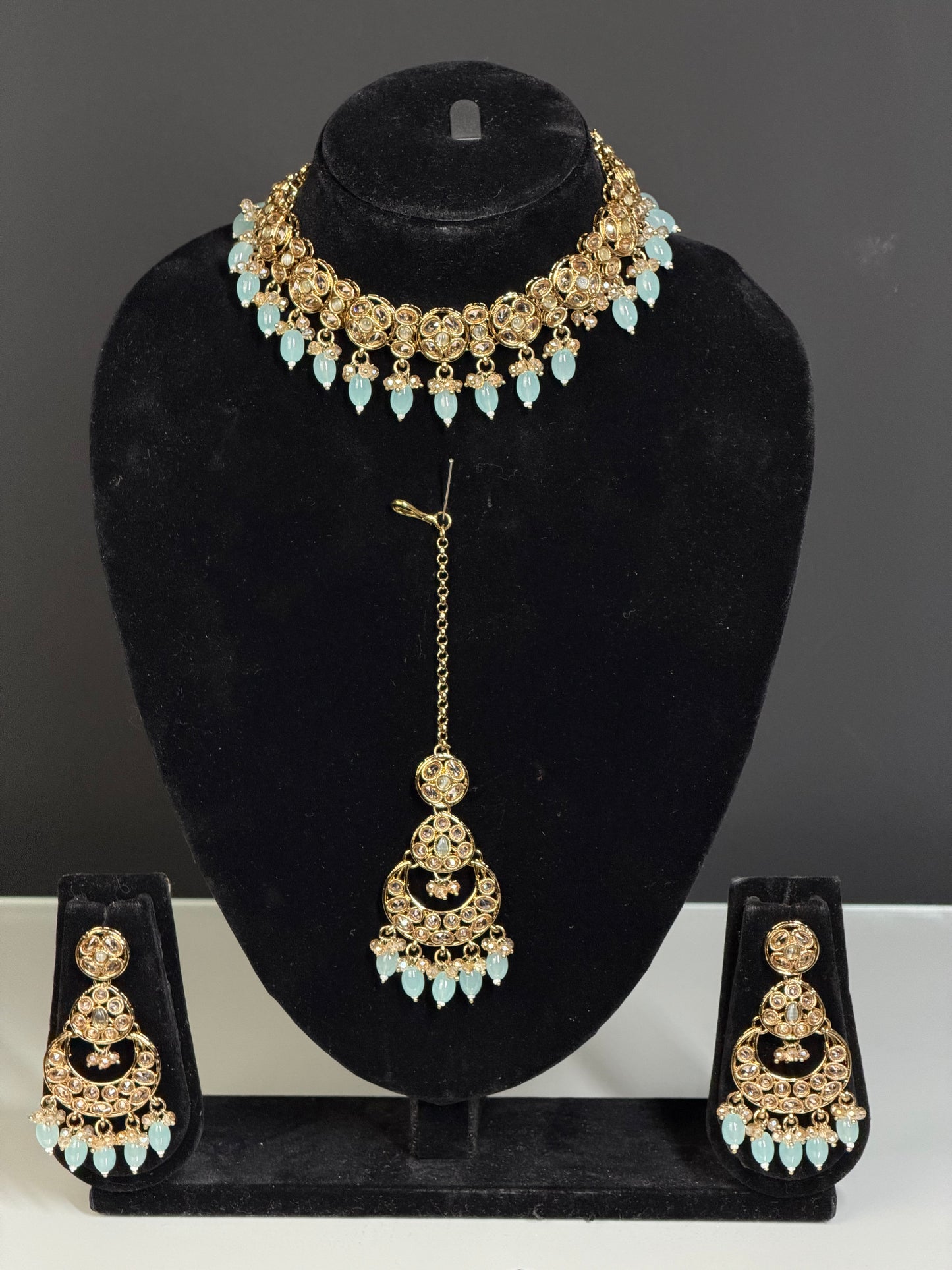 Choker Ketting Set met Statement Details