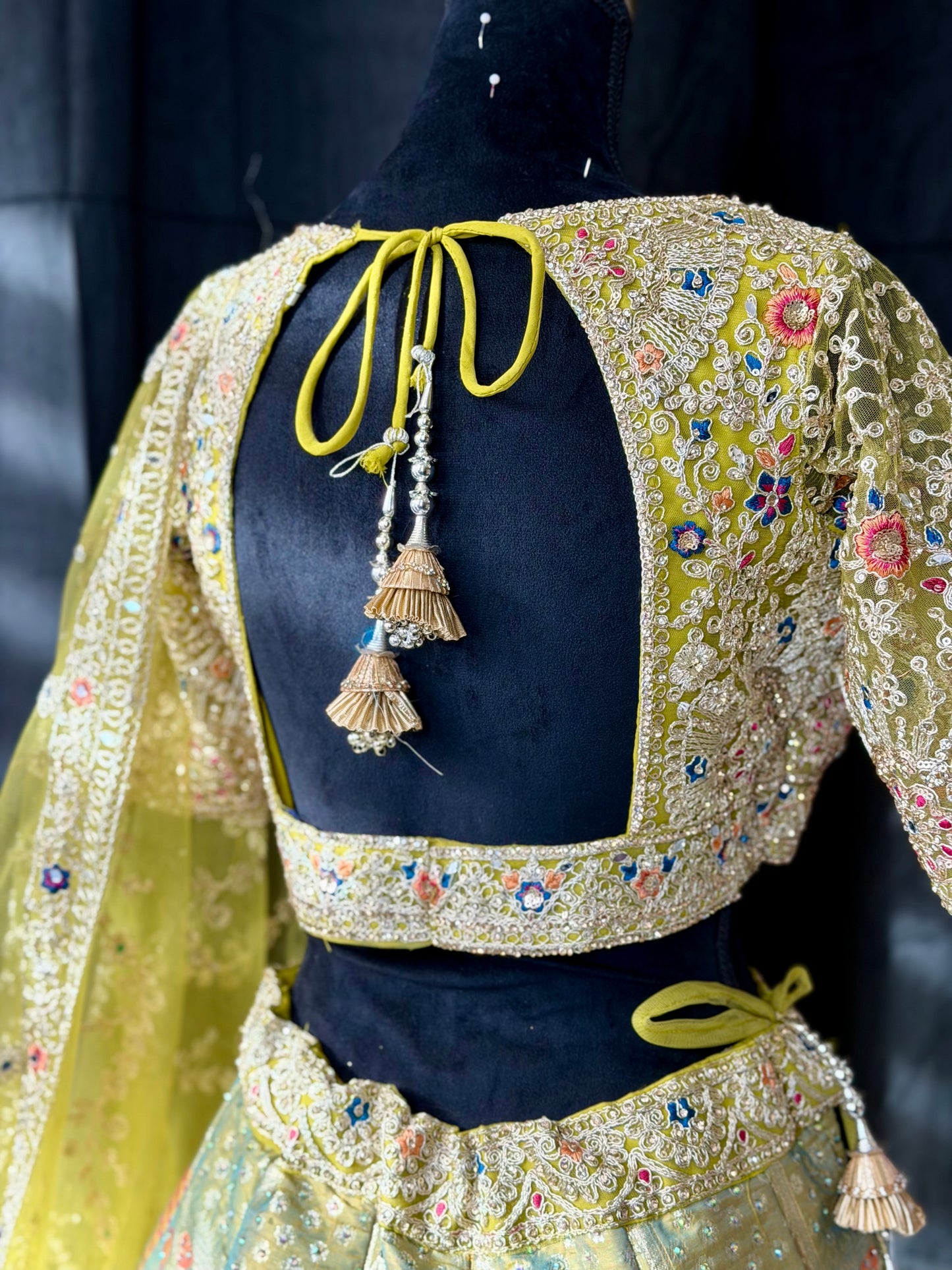 Heritage Patchwork Lehenga – Multi Colour Banarasi Inspired