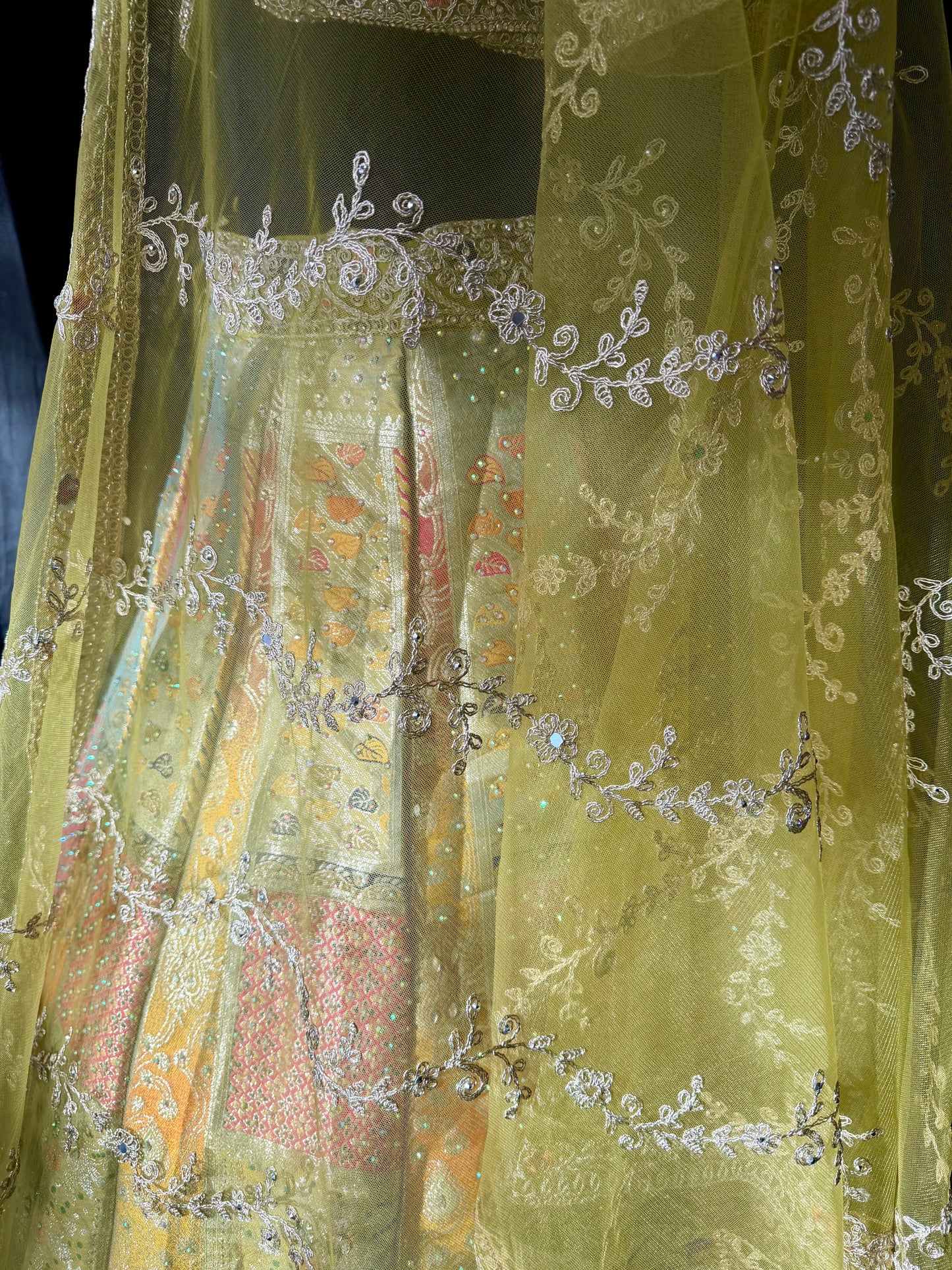 Heritage Patchwork Lehenga – Multi Colour Banarasi Inspired