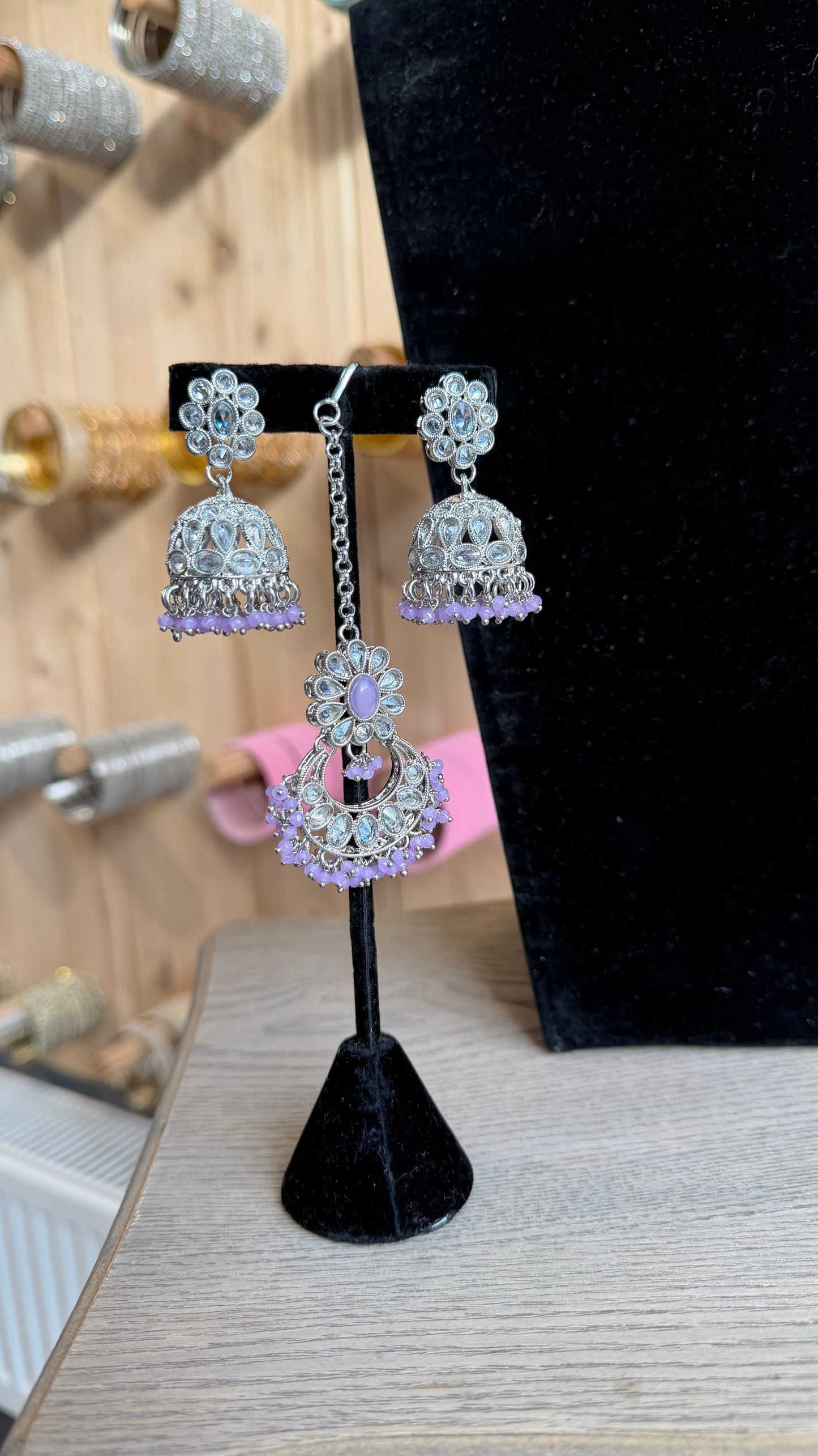 Indiase Choker Set met Jhumka Oorbellen – Elegante Feest Sieraden