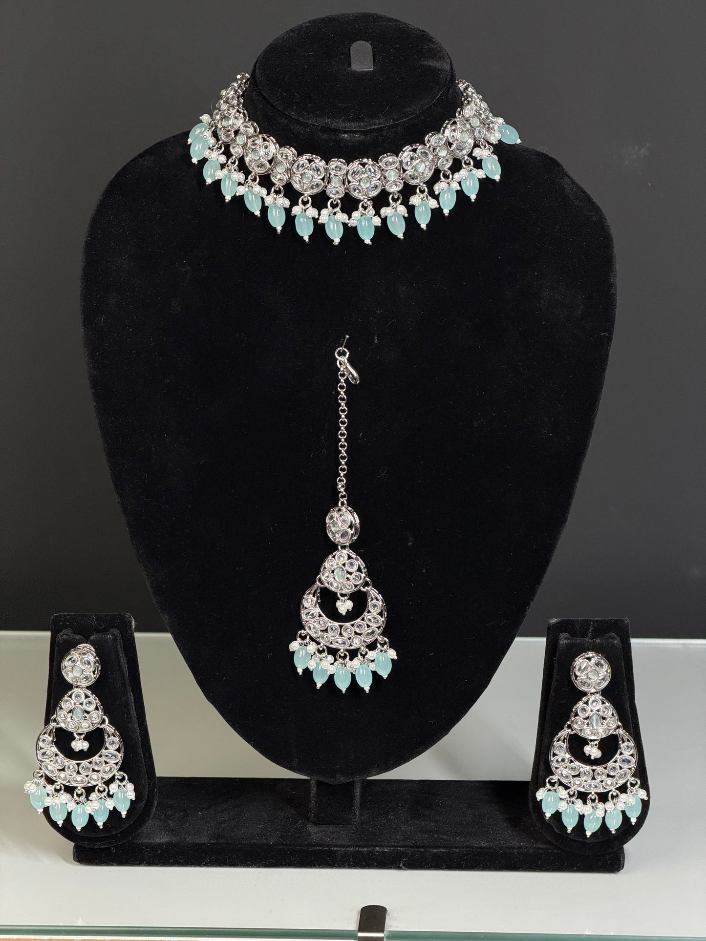 Choker Ketting Set met Statement Details