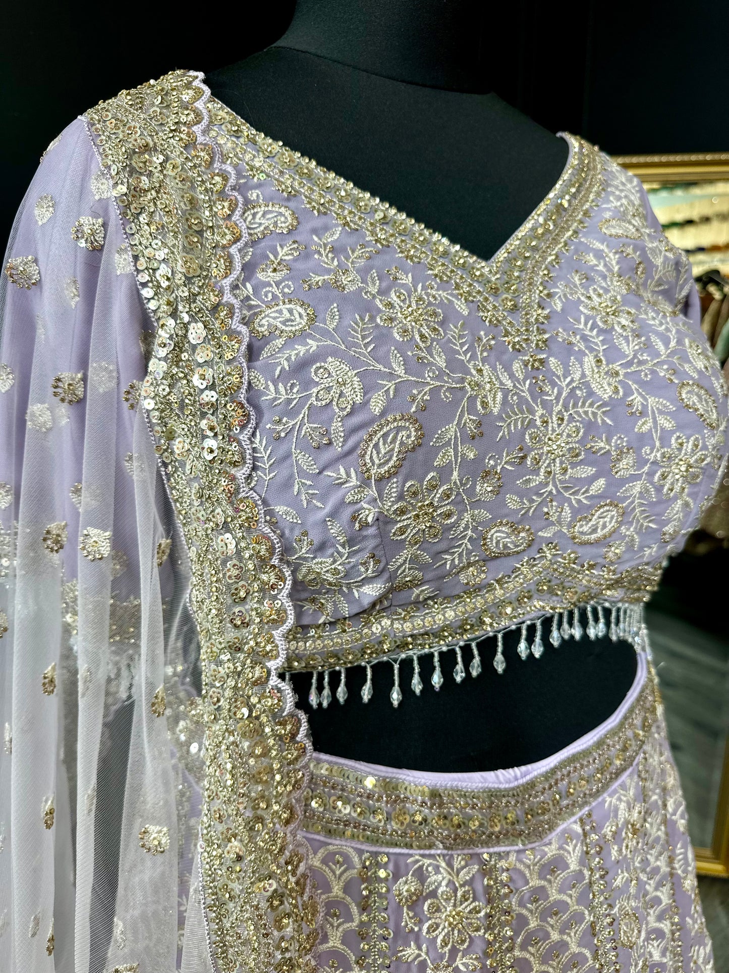Nalisha lehenga curvy girl