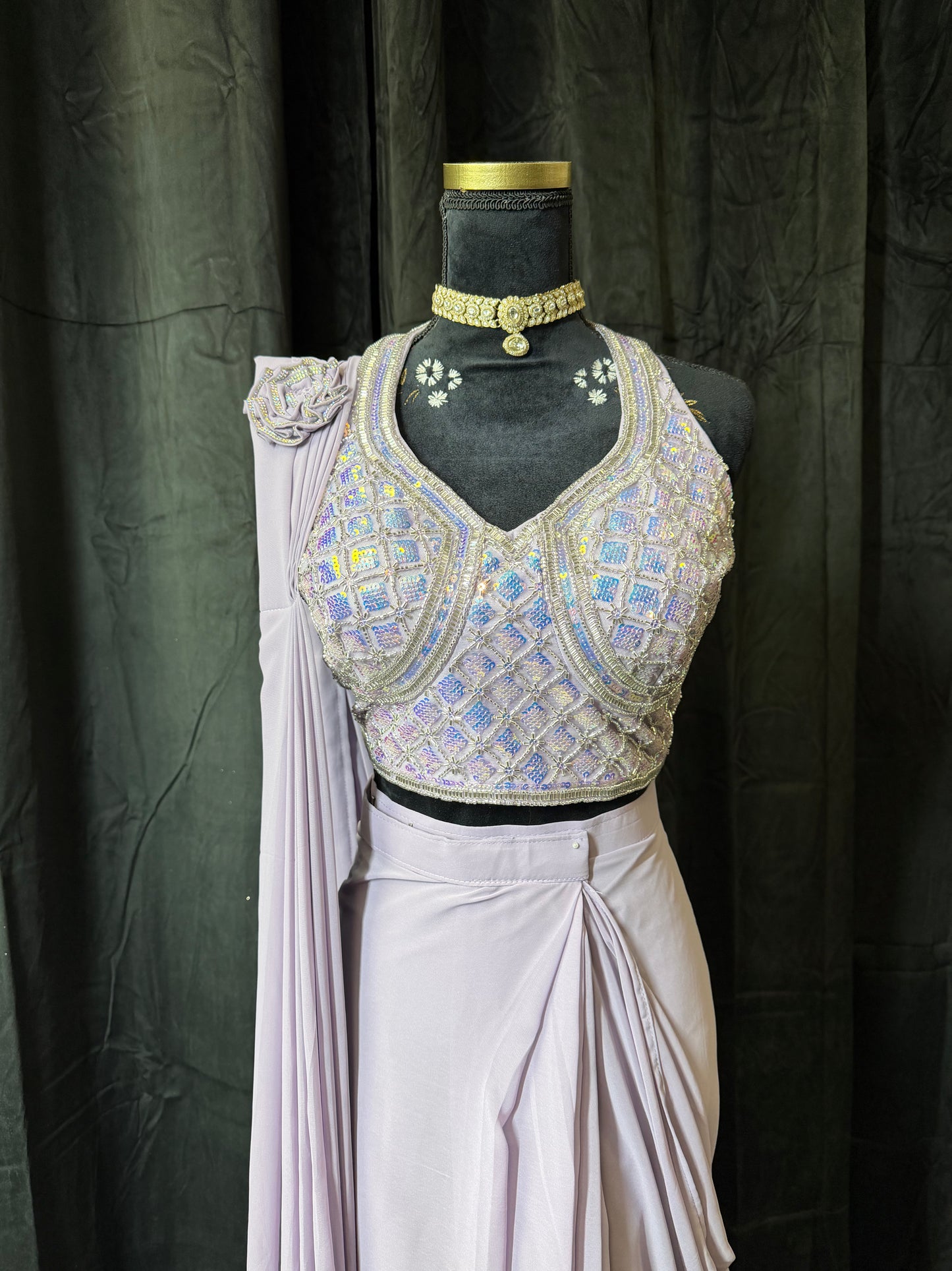 Ready-to-Wear Drape Saree Gown