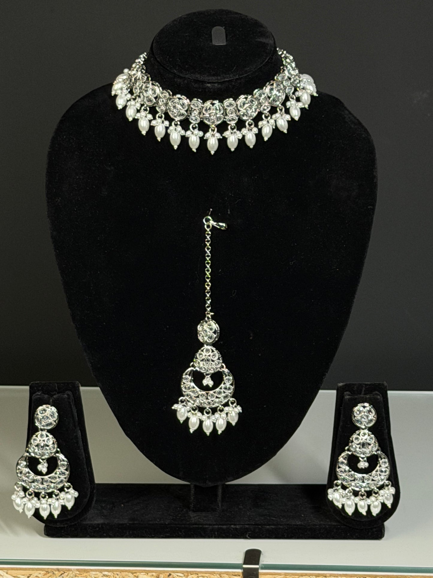 Choker Ketting Set met Statement Details