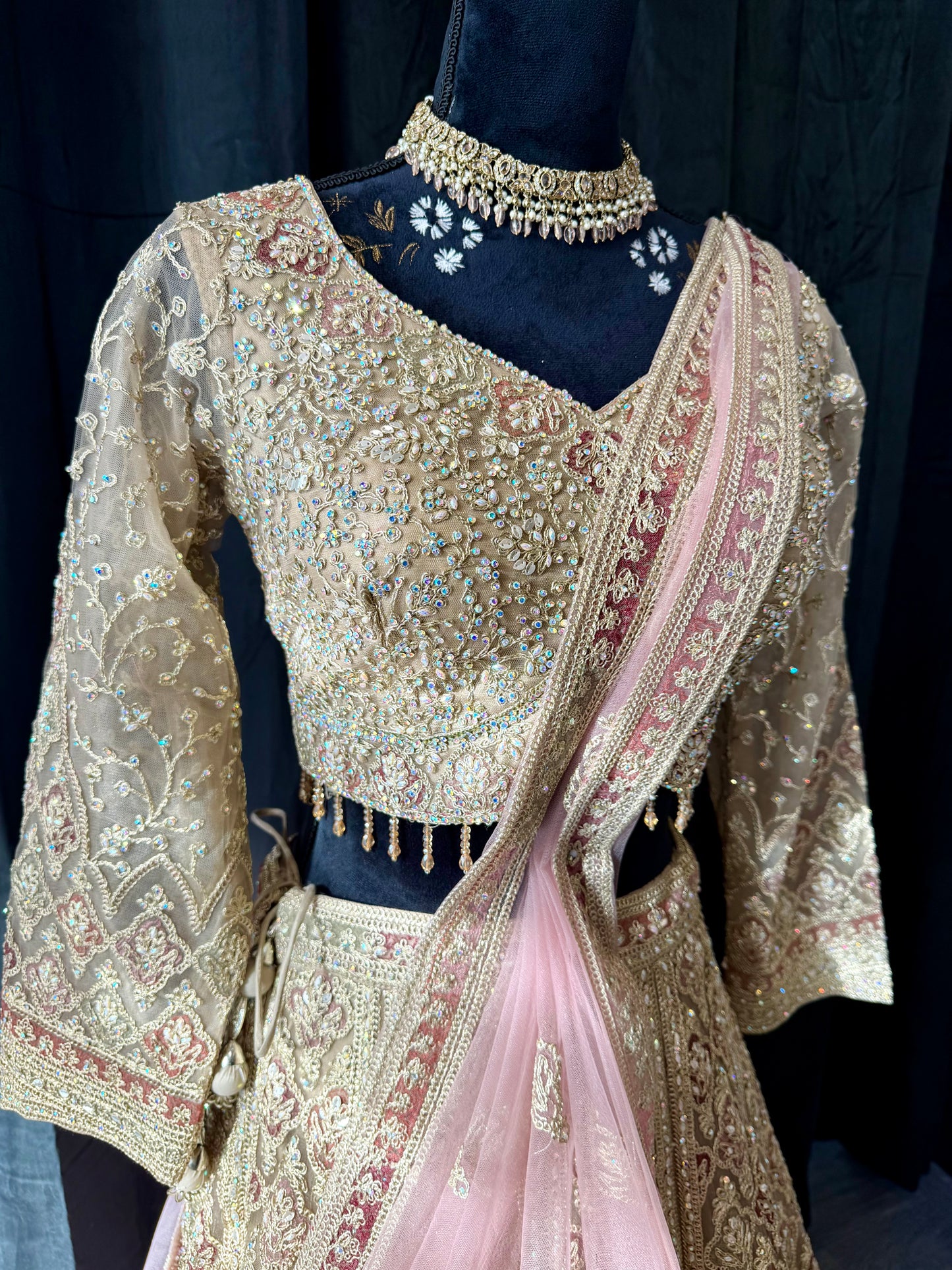 Champagne Gold Lehenga