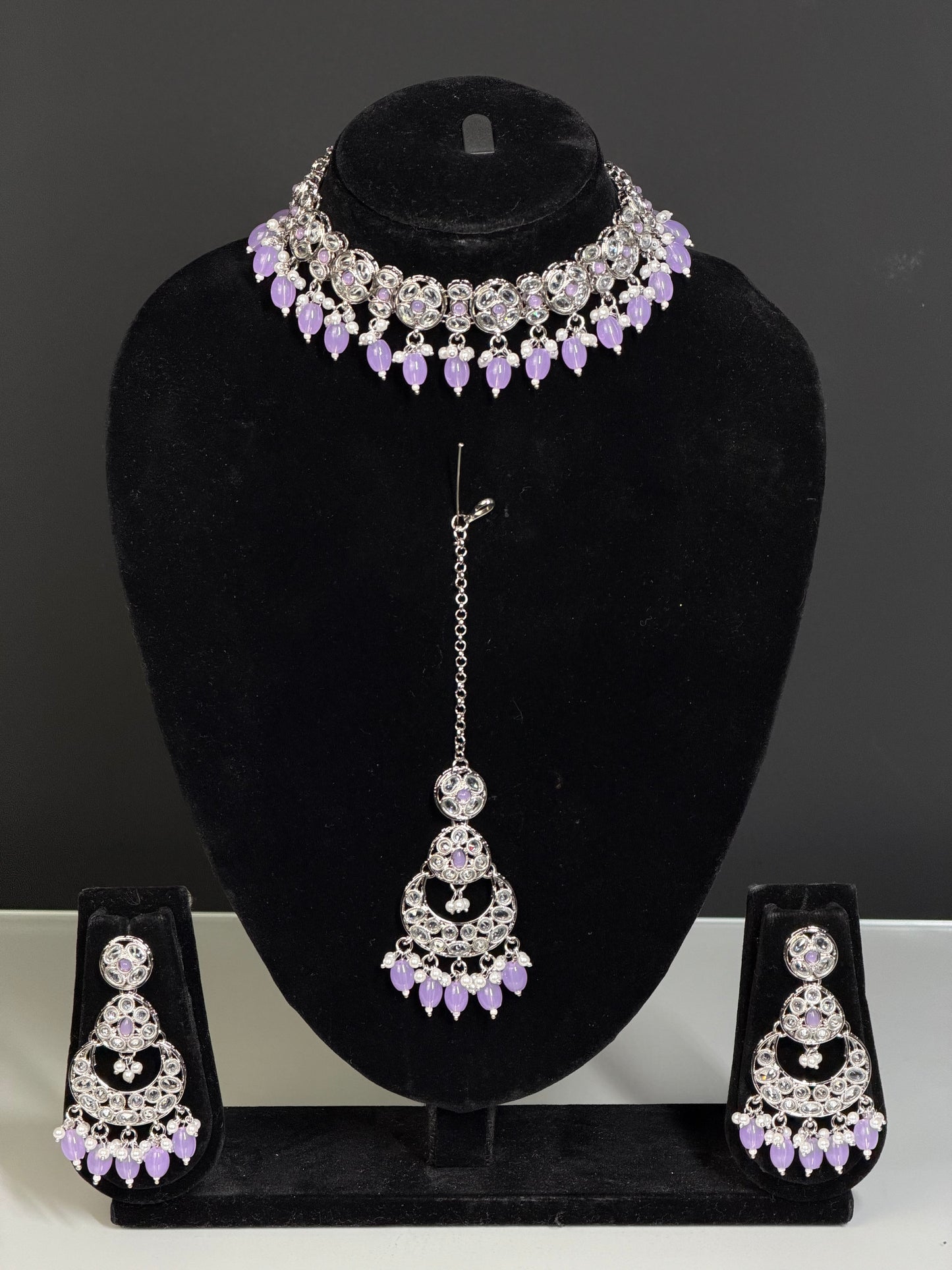 Choker Ketting Set met Statement Details