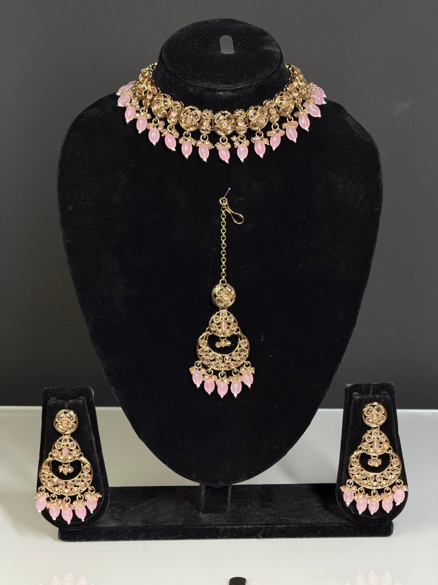 Choker Ketting Set met Statement Details