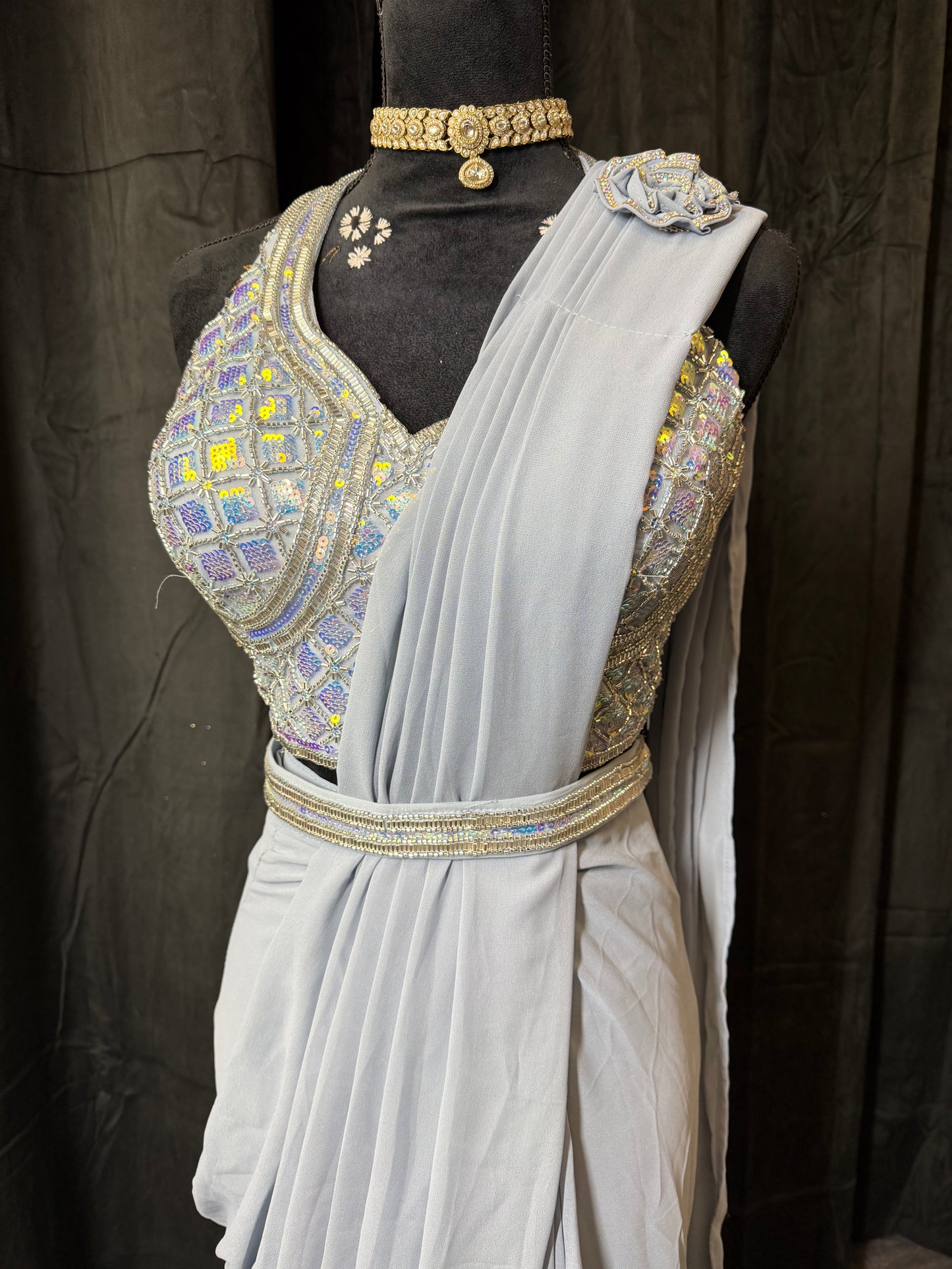 Ready-to-Wear Drape Saree Gown