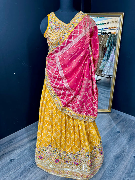 Meenakshi lehenga curvy girl
