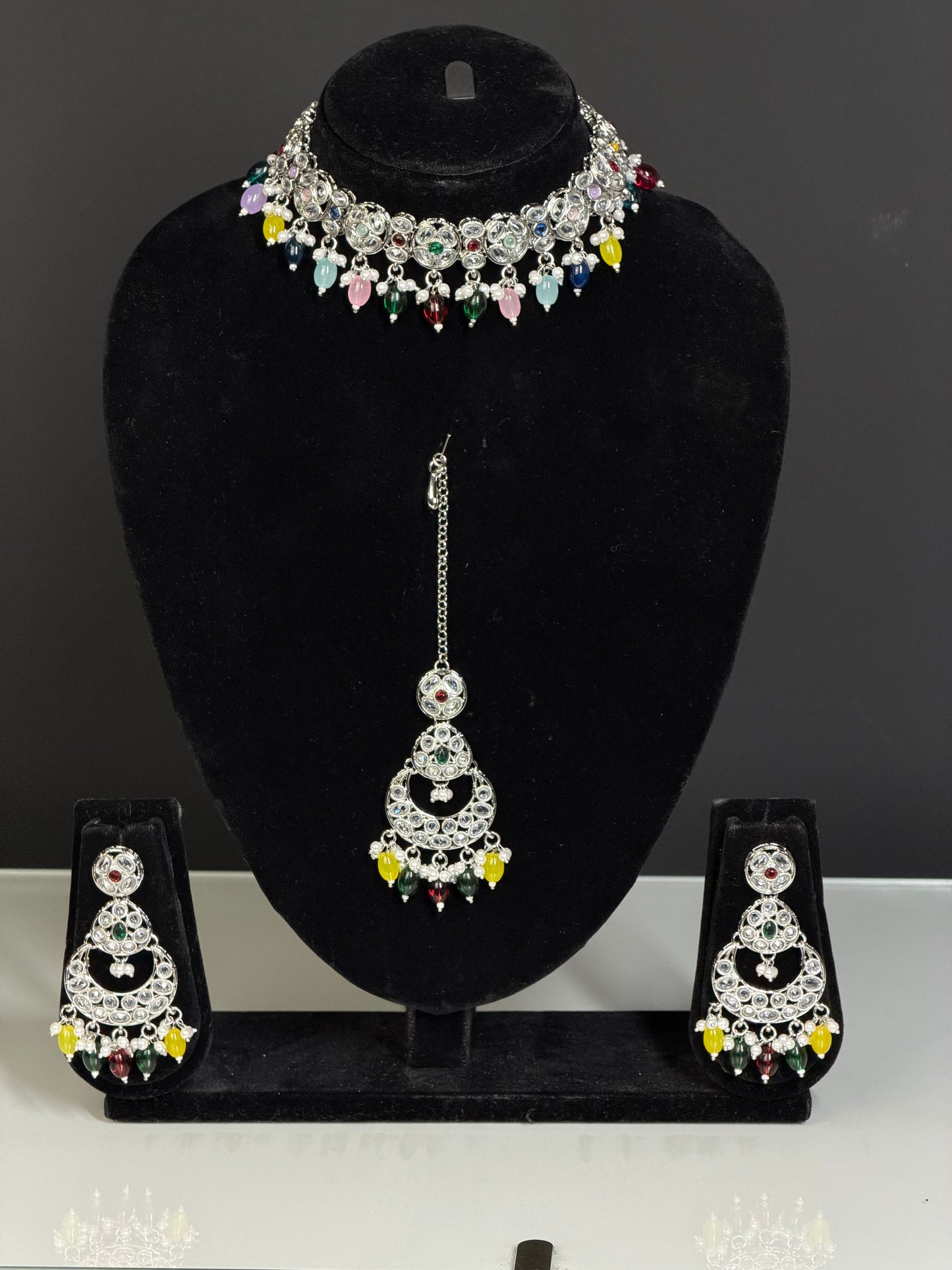 Choker Ketting Set met Statement Details