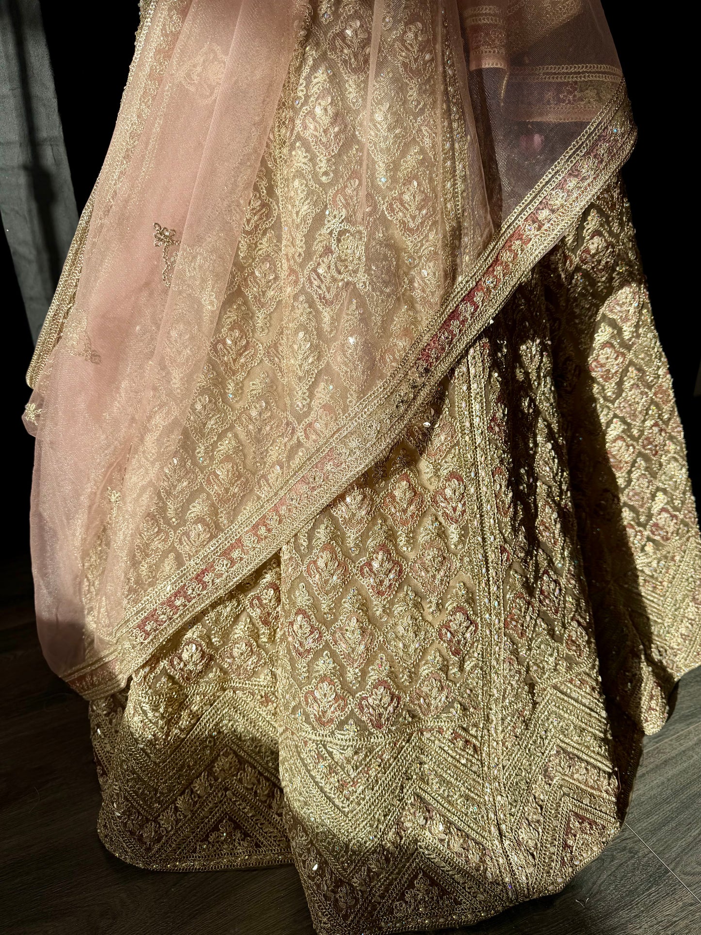 Champagne Gold Lehenga