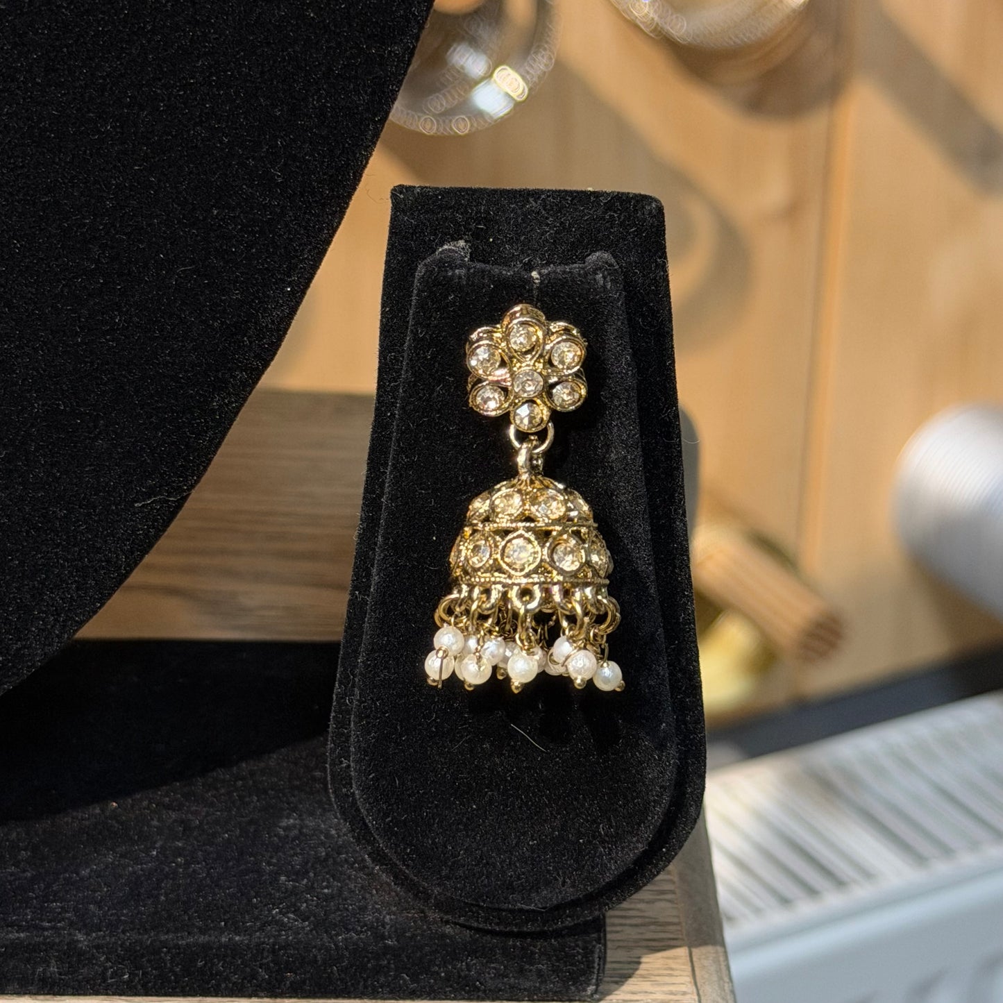 Zohra Floral Kundan Choker Set – Elegante 3-delige Bridal Jewellery