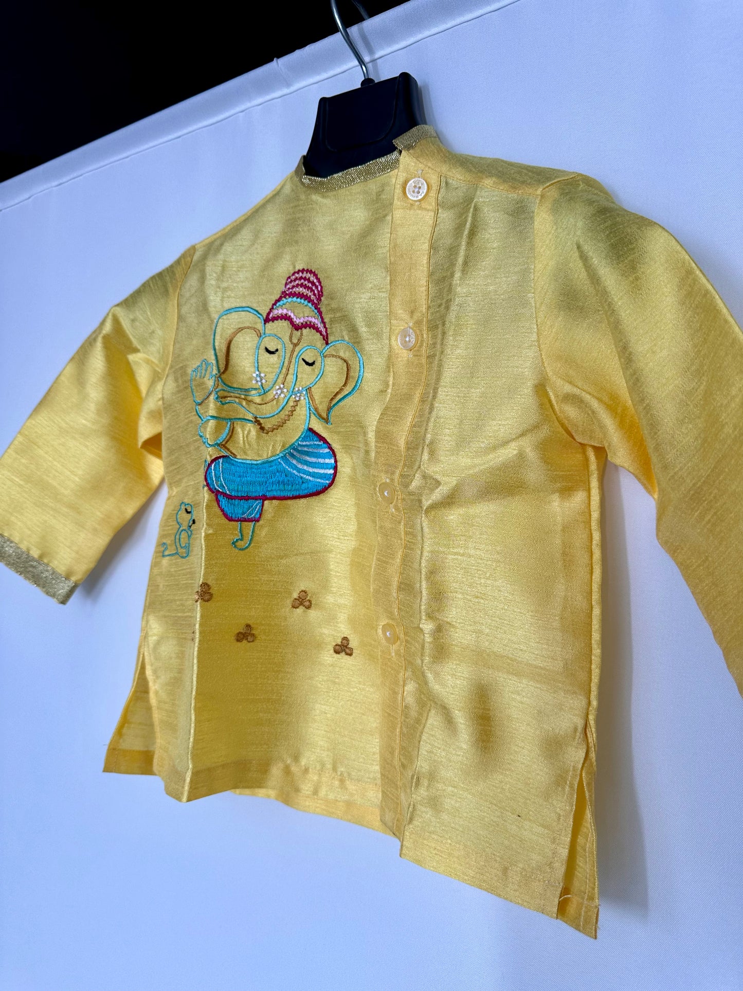 Ganesha dhoti set kids