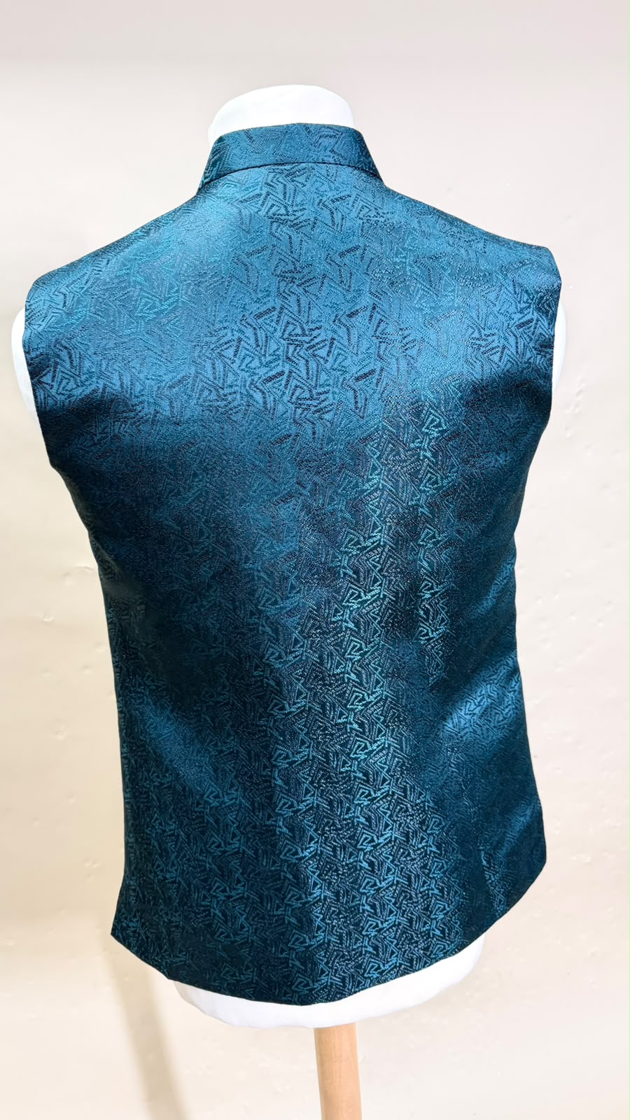 Royal – petrol groen Indiaas Gilet Heren | Nehru Jacket