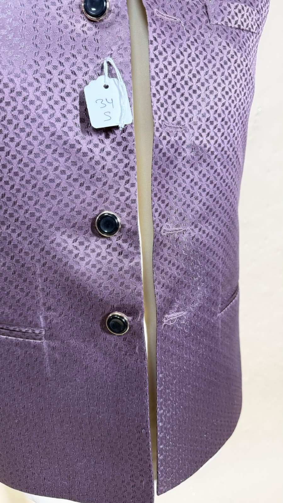 Plum – Paars Indiaas Gilet Heren | Nehru Jacket