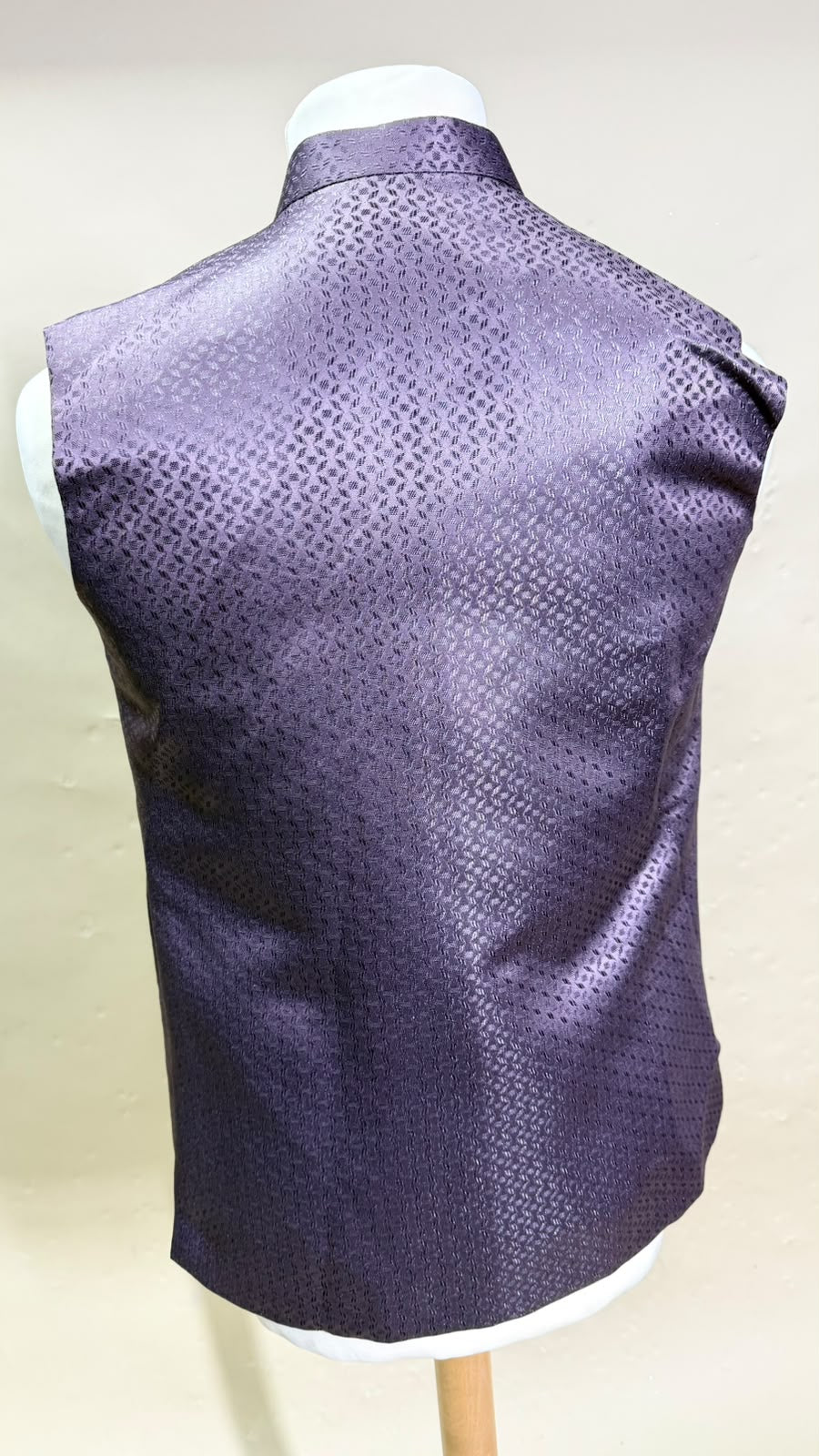 Plum – Paars Indiaas Gilet Heren | Nehru Jacket